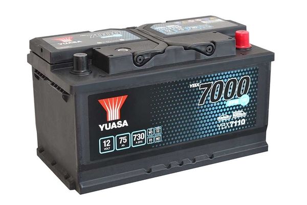 Obrázok Batéria YUASA YBX7110 EFB Start Stop Plus 12V/75Ah/730A