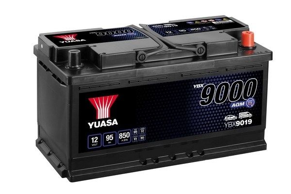 Obrázok Batéria YUASA YBX9000 AGM Start Stop Plus 12V/95Ah/850A