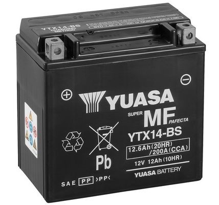 Obrázok Batéria YUASA Maintenance Free YTX14BS