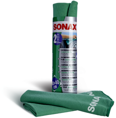 Obrázok Čistiace utierky SONAX Microfibre cloth PLUS interiors and glass 04165410