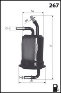 Obrázok Palivový filter MISFAT  E136
