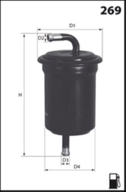 Obrázok Palivový filter MISFAT  E149