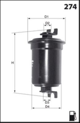 Obrázok Palivový filter MISFAT  E118