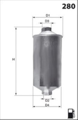Obrázok Palivový filter MISFAT  E147
