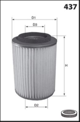 Obrázok Vzduchový filter MISFAT  R754