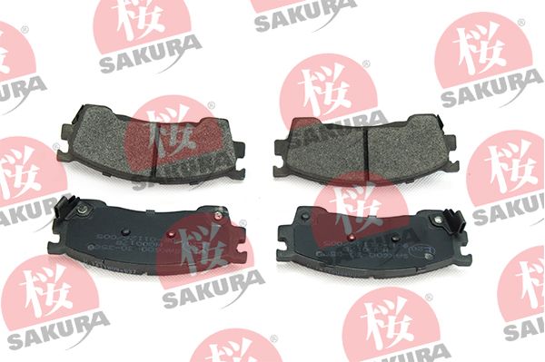 Obrázok Sada brzdových platničiek kotúčovej brzdy SAKURA  600303580