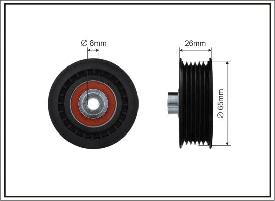 Obrázok Vratná/vodiaca kladka rebrovaného klinového remeňa CAFFARO  500363