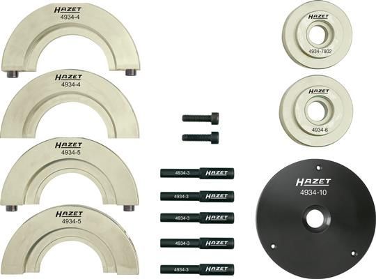Obrázok Sada naradia na montaz, naboj/lozisko kolesa HAZET Compact wheel hubs bearing unit tool set 4934257212