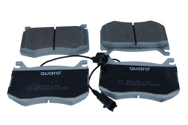Obrázok Sada brzdových platničiek kotúčovej brzdy QUARO  QP0840